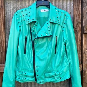 Crazy Train Camaro Moto Studded Jacket